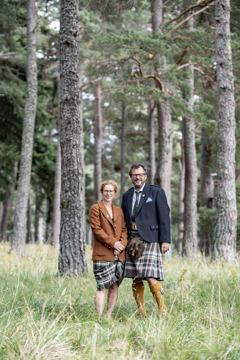 Manuela et Iwan Wirth, les propriétaires du Fife Arms, en Écosse.